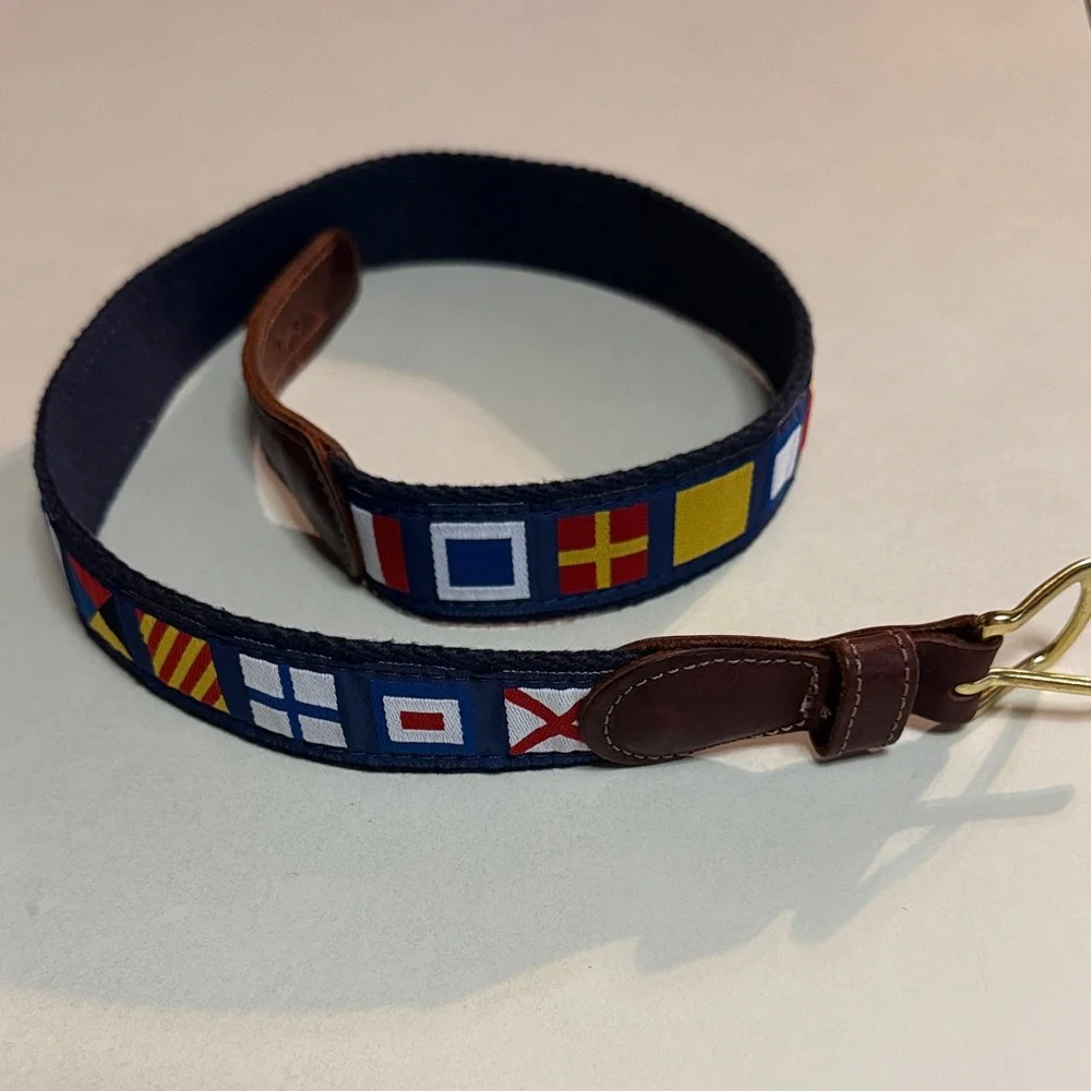 Preston Nautical Flags Boys/Men’s 28 Belt